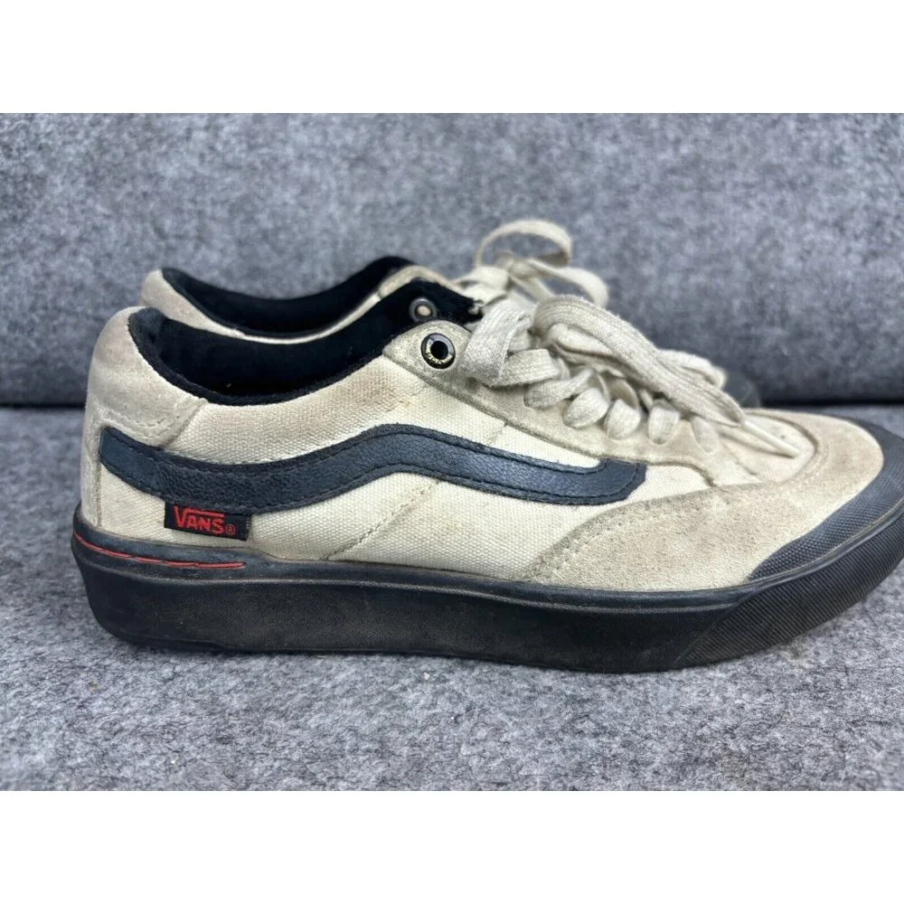 Vans Berle Pro Antique Shoes Skateboarding Men's 6.5 Bone White 721356‎